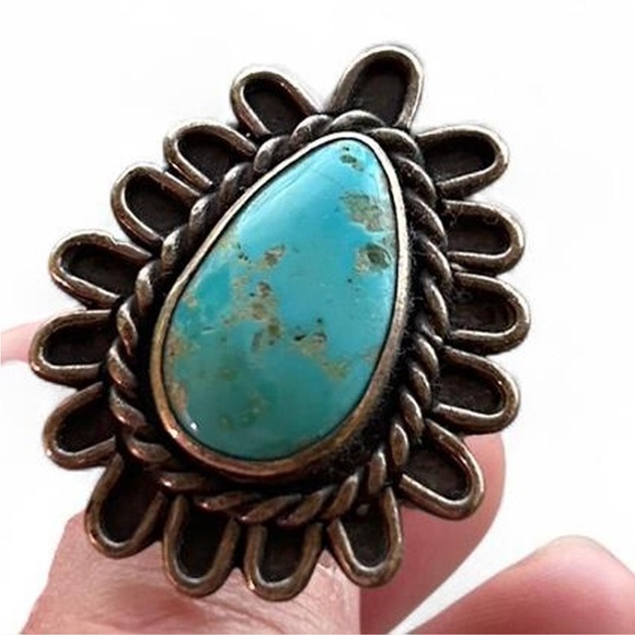 Jewelry - Turquoise and Bronze Statement Ring